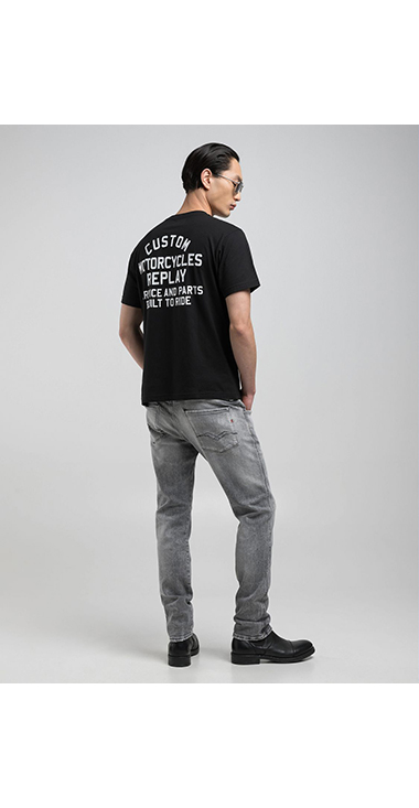 コットンジャ－ジープリントＴシャツ 詳細画像